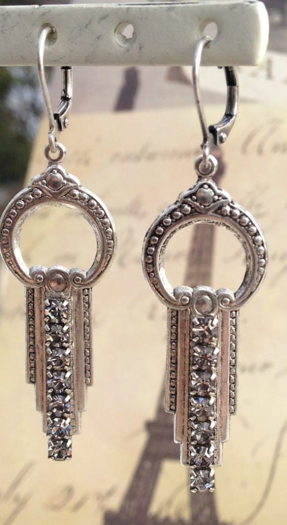 art-deco-rhinestone-encrusted-earrings