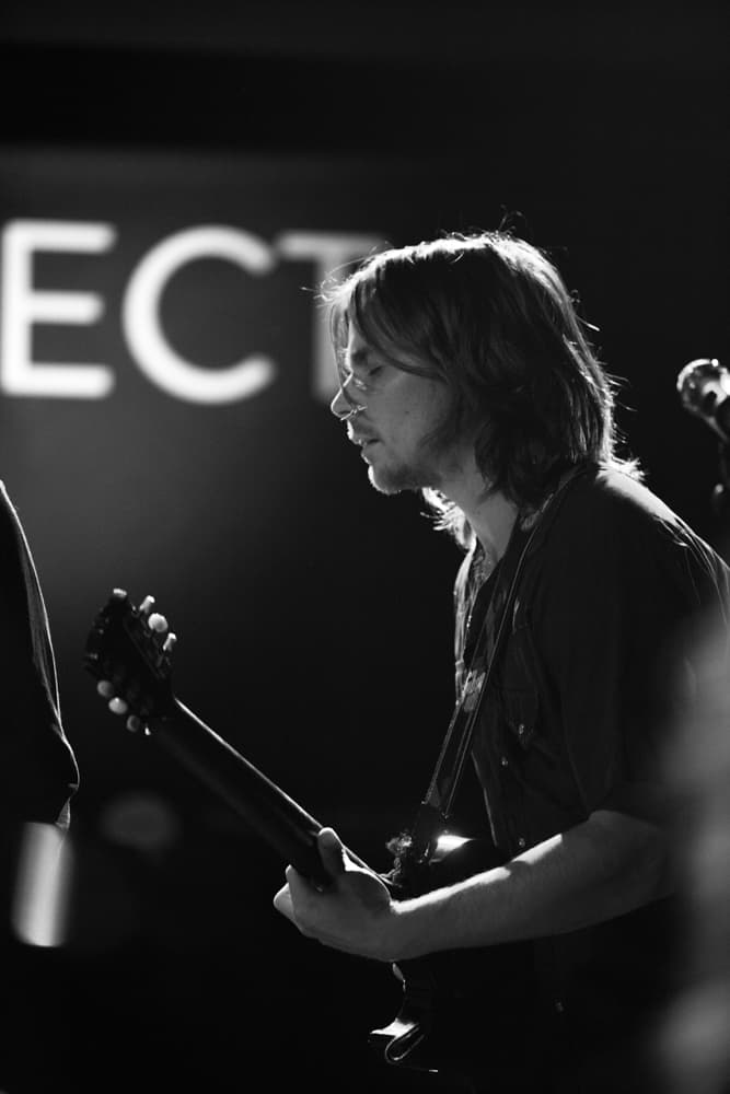 Lukas Nelson plays at the Patron Project Launch