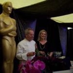 Wolfgang Puck, a Sterling Wine rep and Oscar