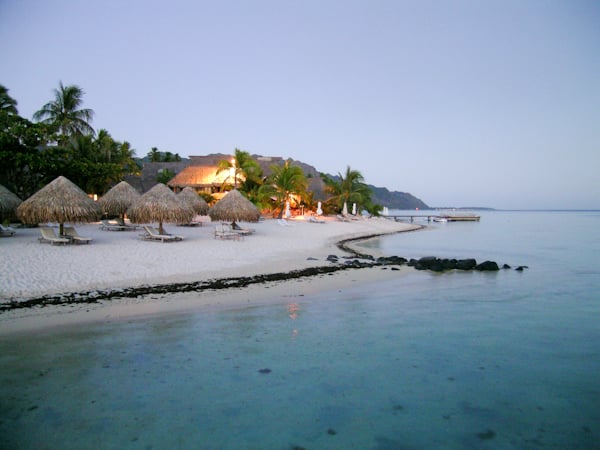 Moorea at the evening Moorea at the evening