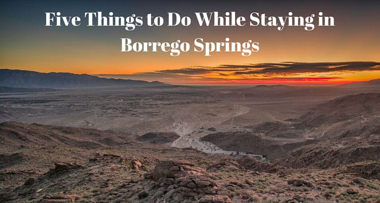 Five Things to Do While Staying in Borrego Springs-Blog Five Things to Do While Staying in Borrego Springs