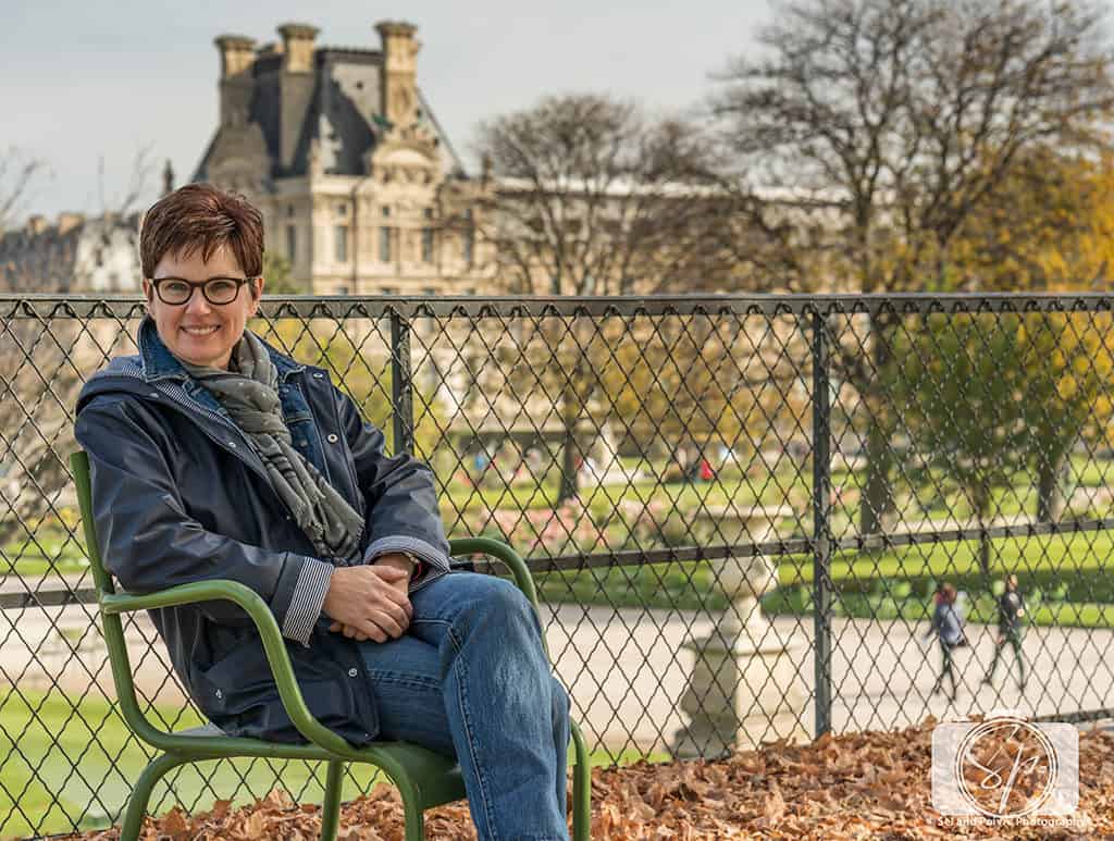 Andi in the Tuileries Garden