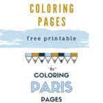 Paris Coloring Pages Free Printable