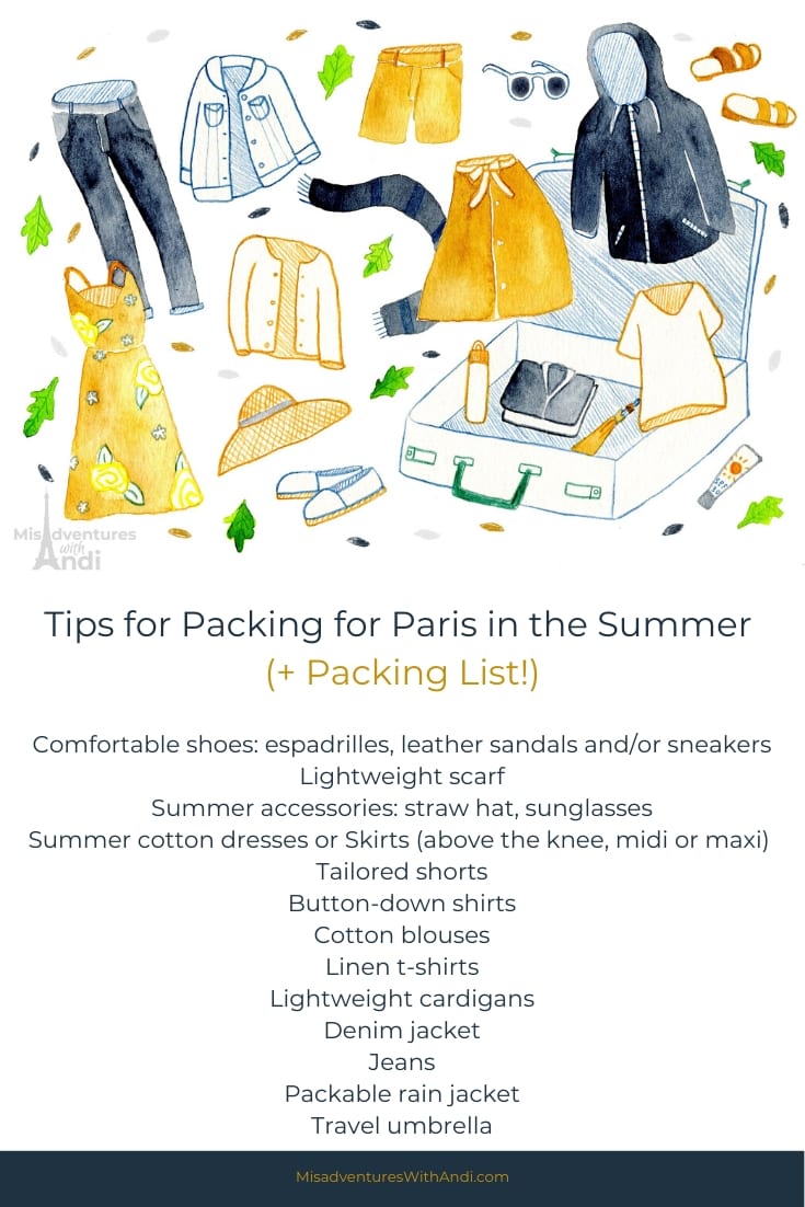What to Wear in Paris: Tips for Packing for Paris in the Summer