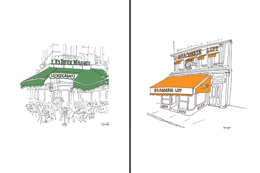 All The Restaurants Prints All The Restaurants Prints