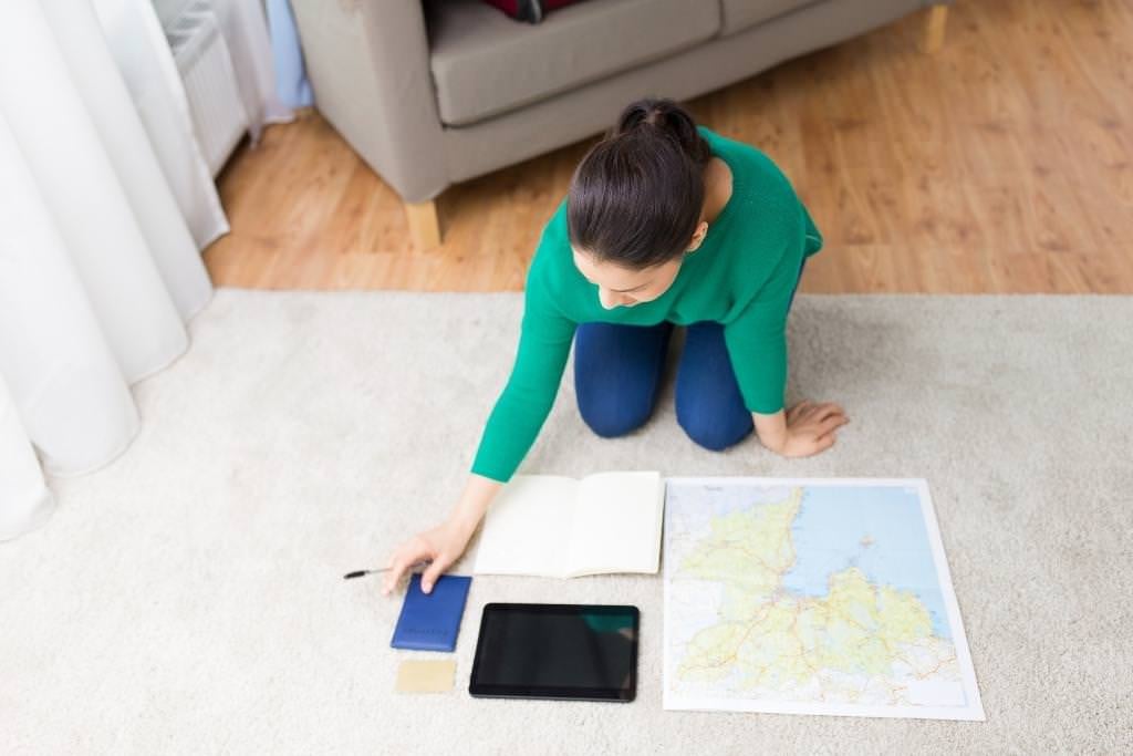 Woman Travel planning