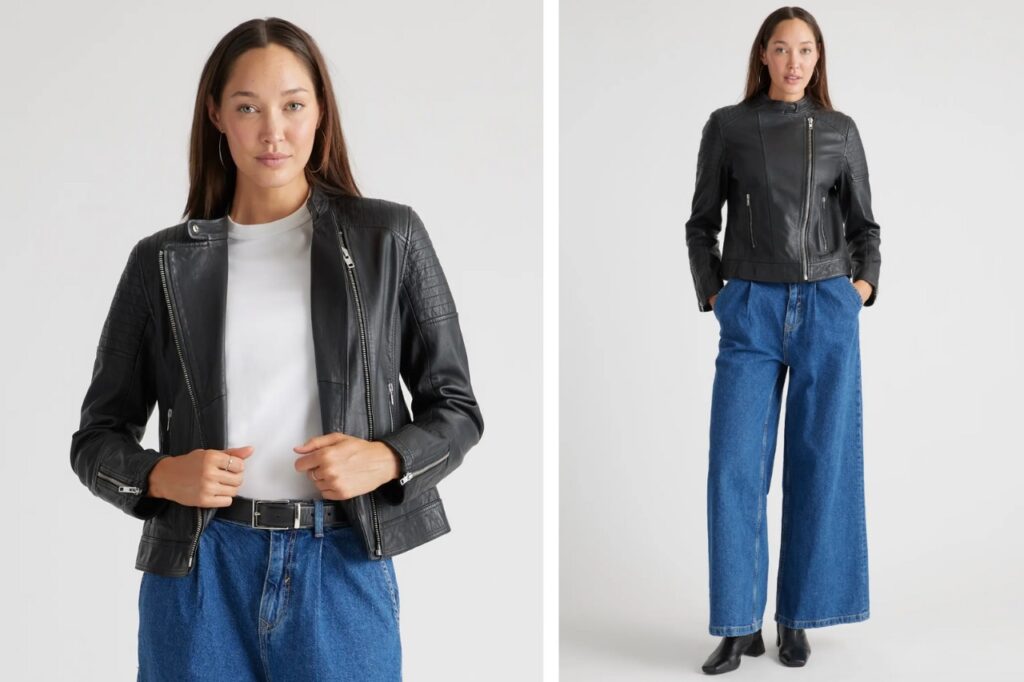 Quince Leather Cafe Racer