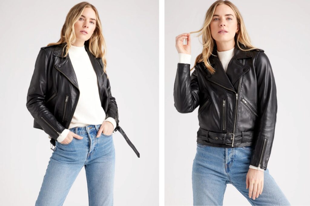 Quince Leather Motorcycle Jacket