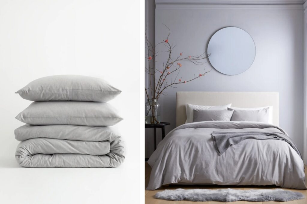 Quince Mongolian Cashmere Cotton Duvet Cover Set