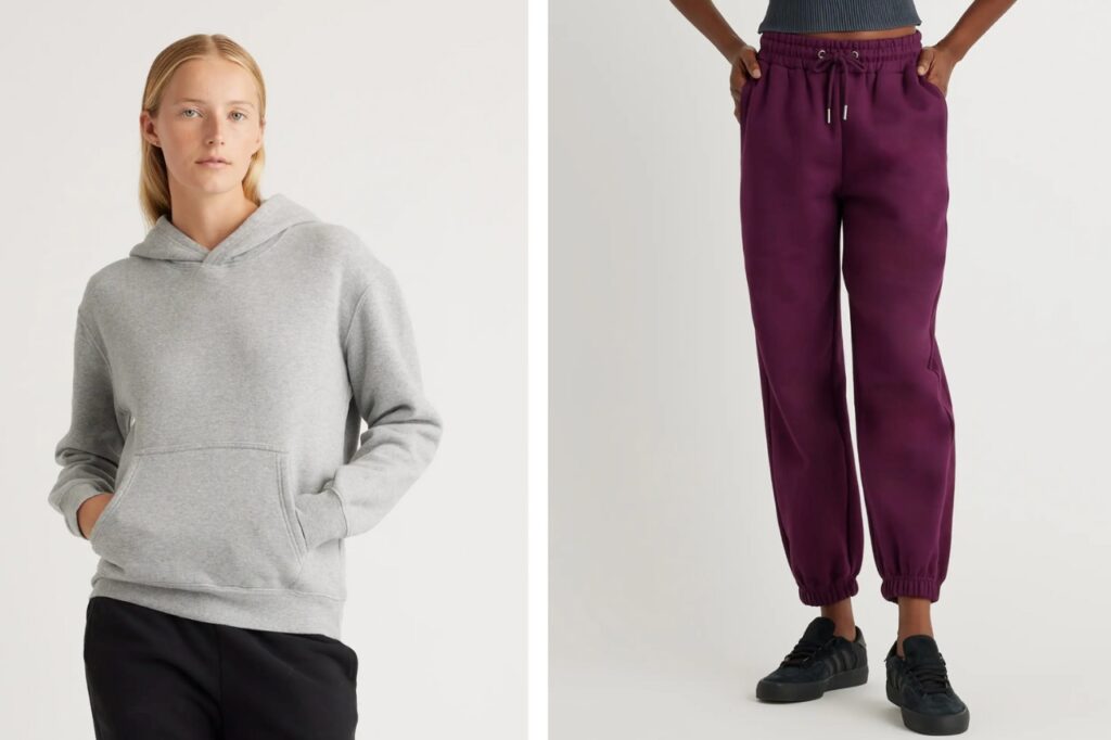Quince Organic Heavyweight Fleece Boyfriend Line