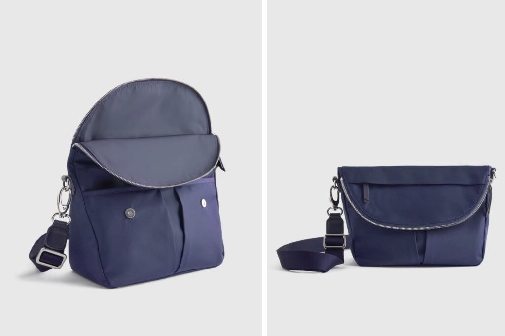 Quince Revive Nylon Foldover Crossbody