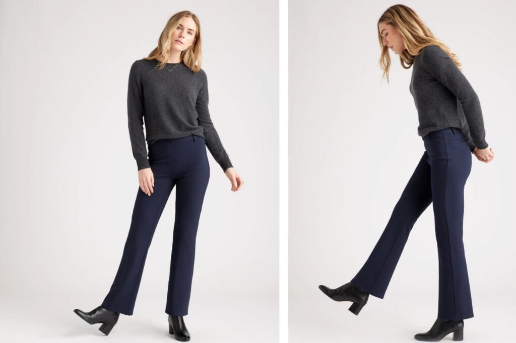 Quince Ultra-Stretch Ponte Bootcut Pant