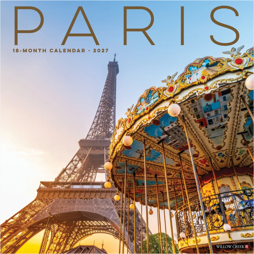 Paris 2027 Wall Calendar
