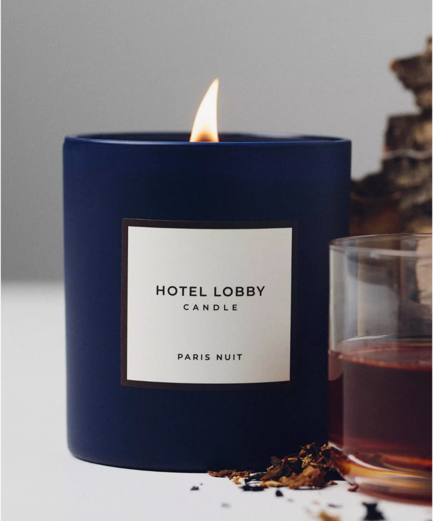 Paris Glass Candle